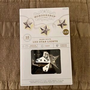 New Wondershop by Target Warm White LED Star Lights